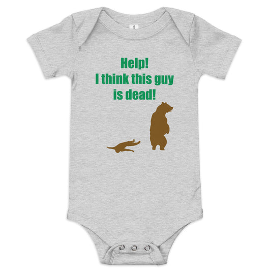Help! I Think This Guy Is Dead! Kid's Onesie