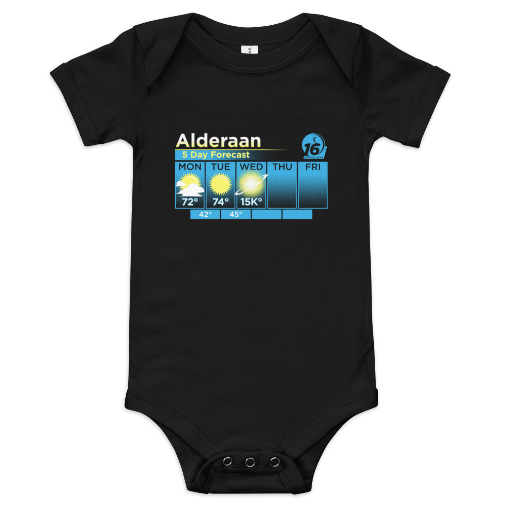 Alderaan 5 Day Forecast Kid's Onesie