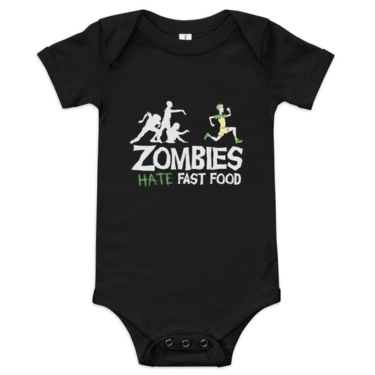 Zombies Hate Fast Food Kid's Onesie