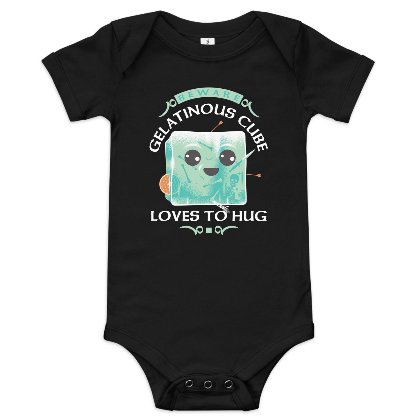 Gelatinous Cube Loves To Hug Kid's Onesie