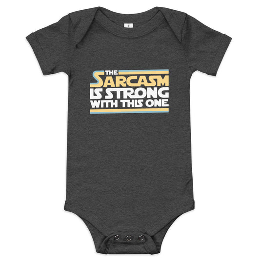 The Sarcasm Is Strong With This One Kid's Onesie