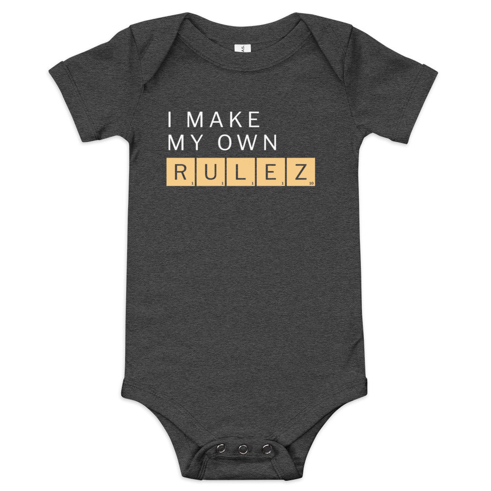 I Make My Own Rulez Kid's Onesie