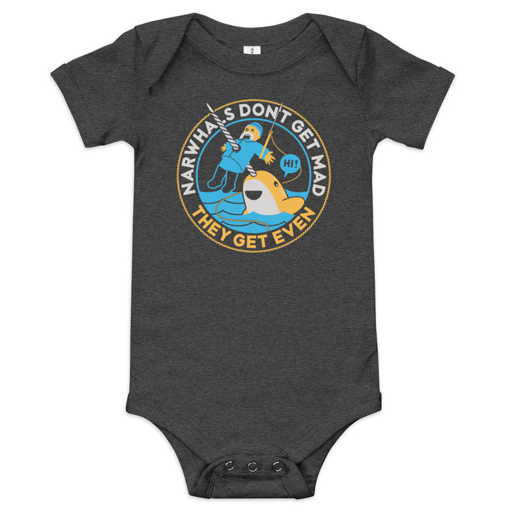 Narwhals Don't Get Mad Kid's Onesie