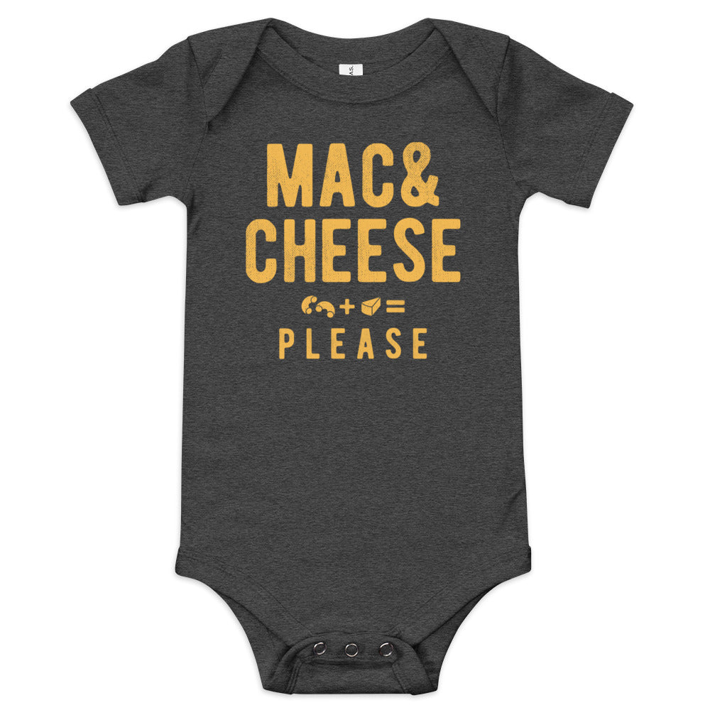 Mac And Cheese Please Kid's Onesie