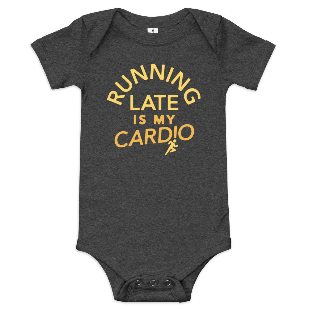 Running Late Is My Cardio Kid's Onesie