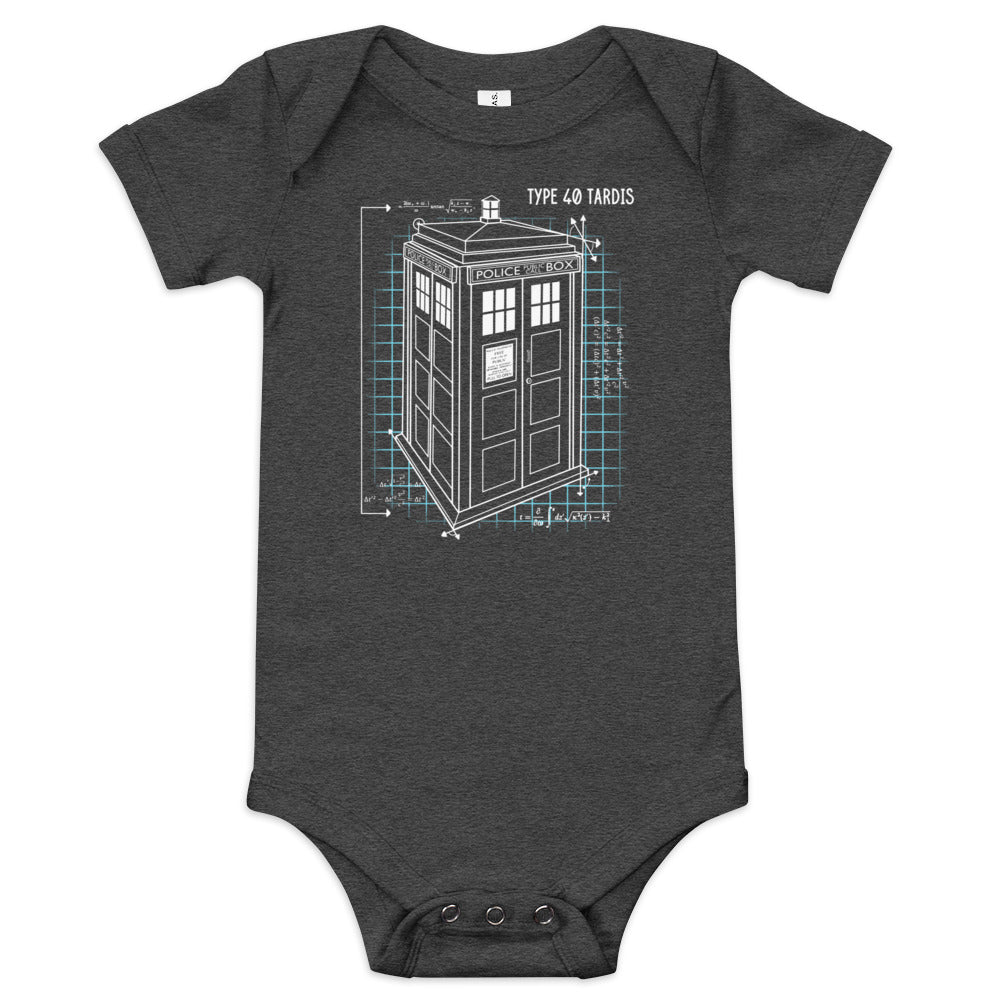 Type 40 Tardis Kid's Onesie