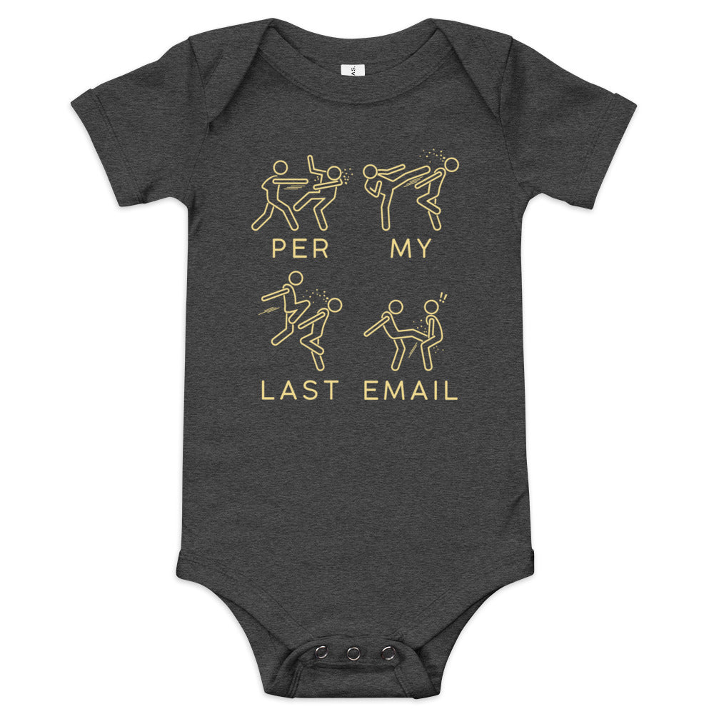 Per My Last Email Kid's Onesie