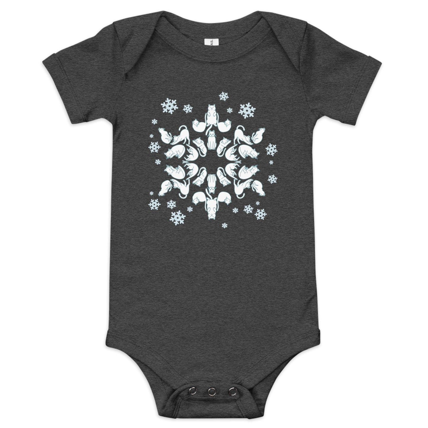 Cat Snowflake Kid's Onesie