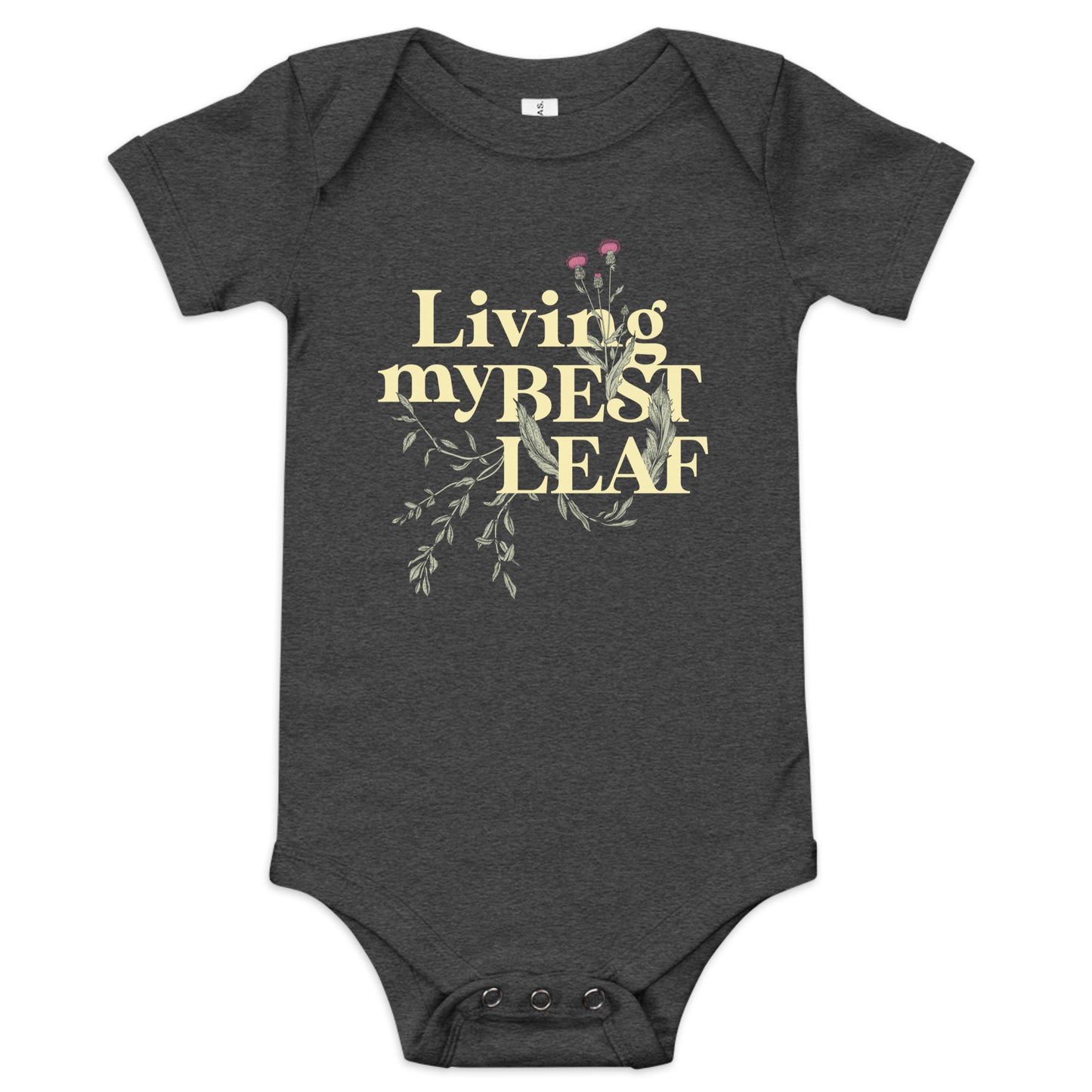 Living My Best Leaf Kid's Onesie