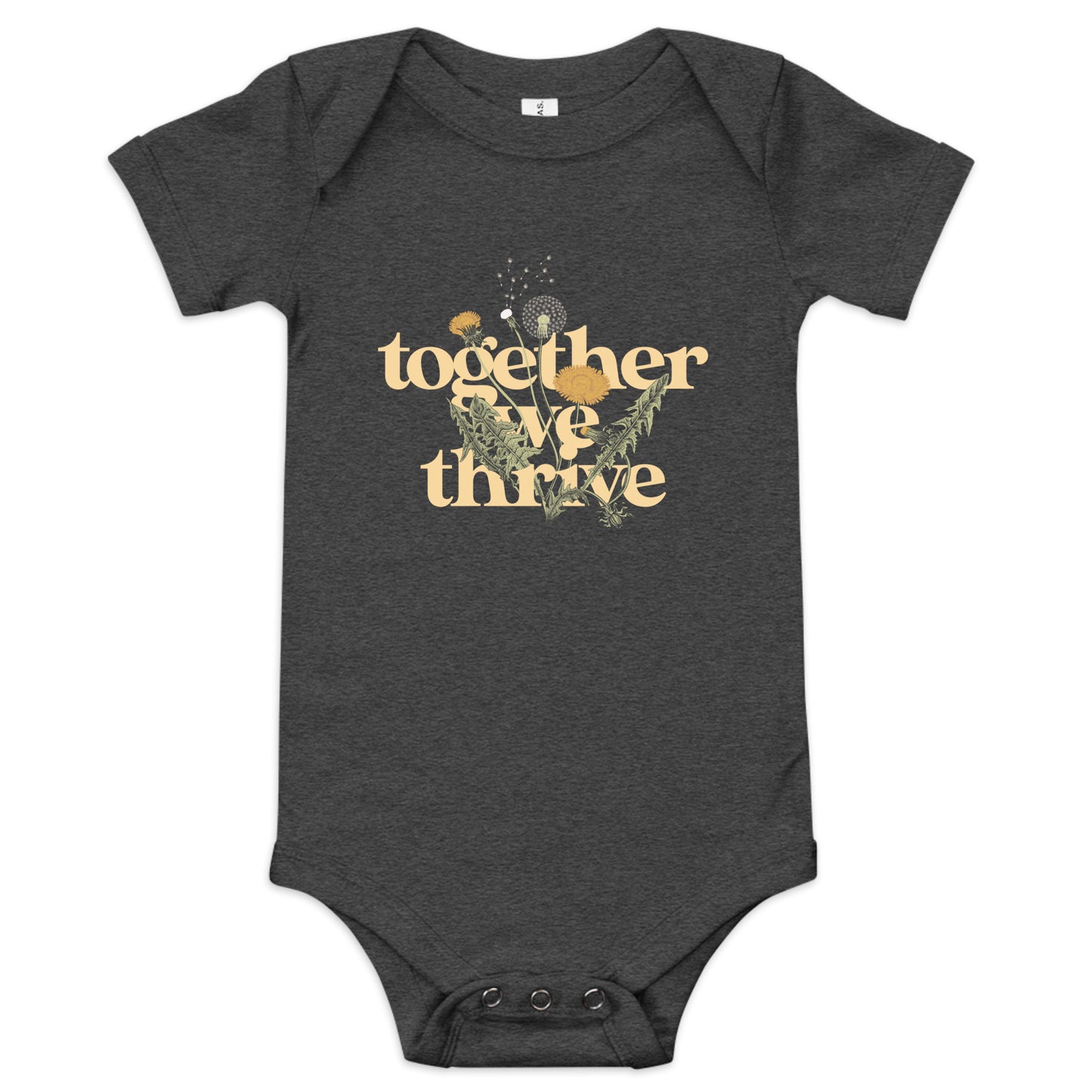 Together We Thrive Kid's Onesie