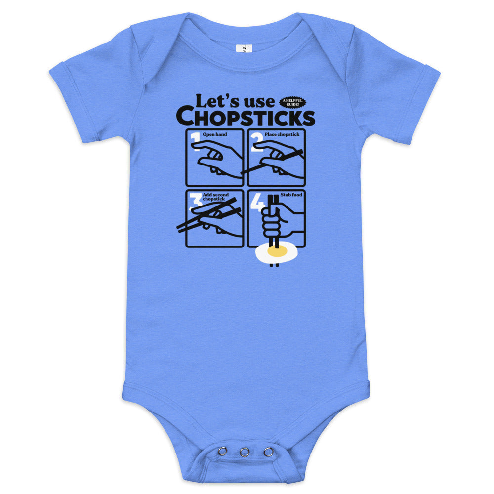 Let's Use Chopsticks Kid's Onesie