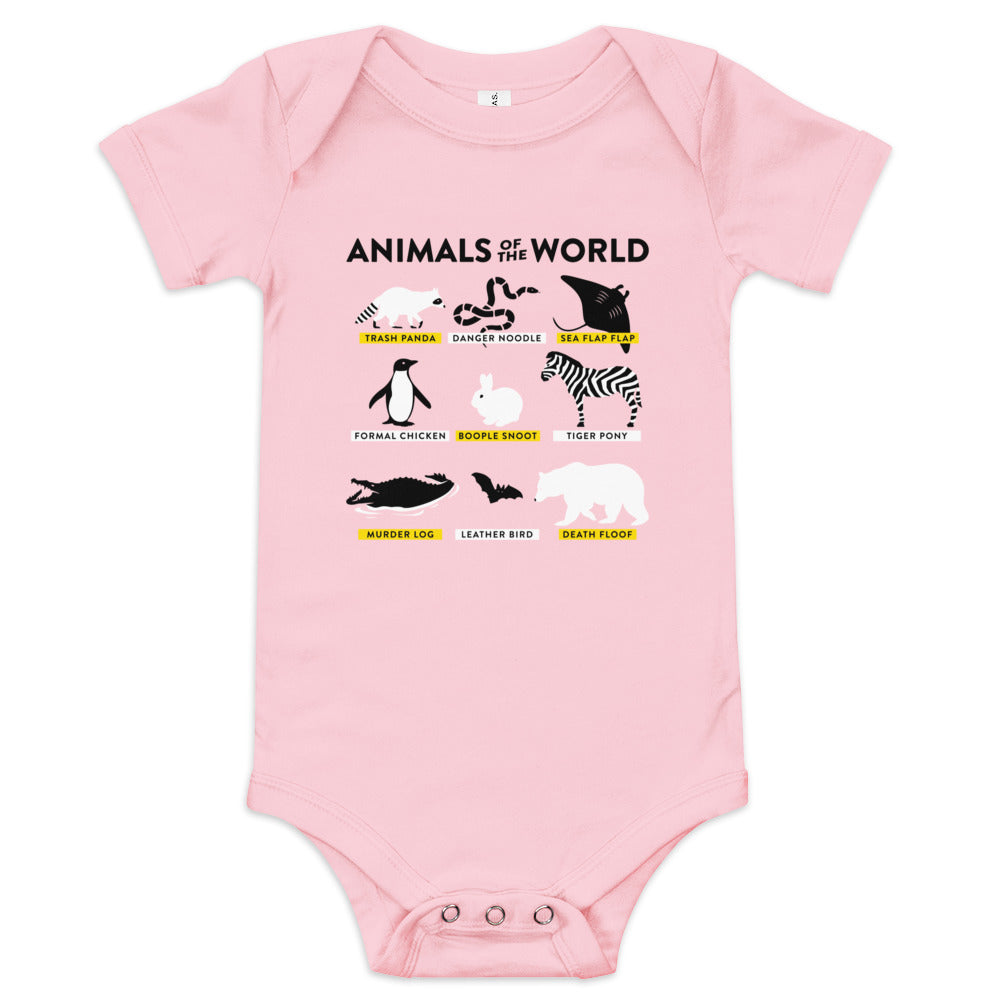 Animals Of The World Kid's Onesie