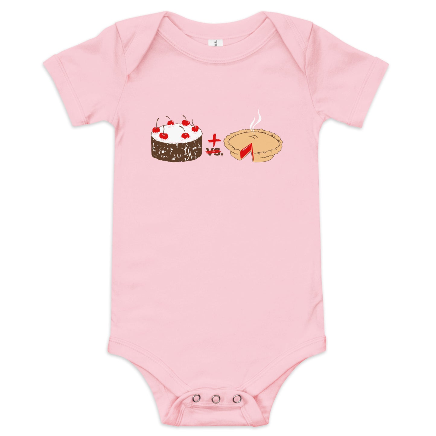 Cake Plus Pie Kid's Onesie