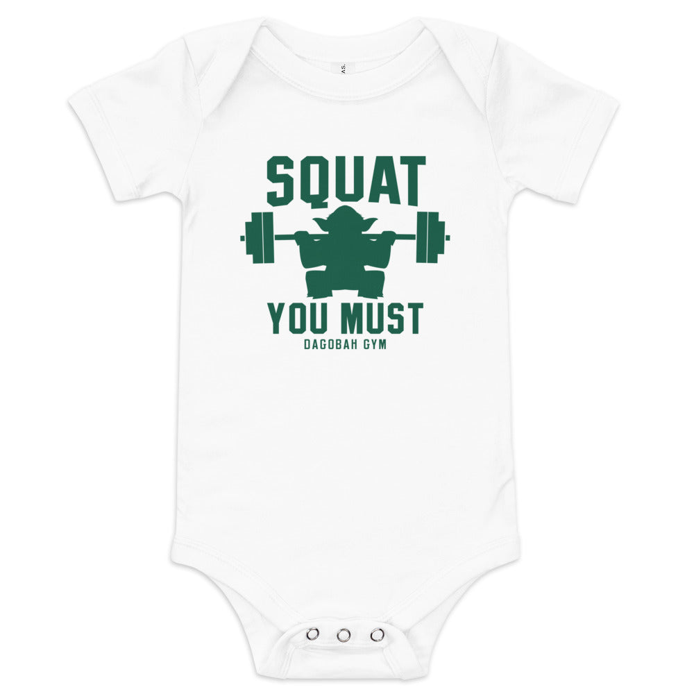Squat You Must Kid's Onesie