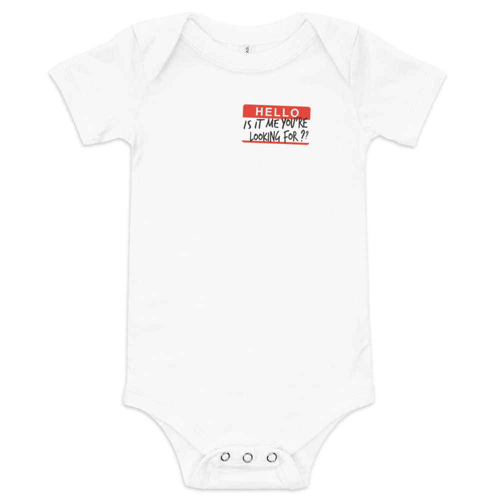 Hello, Is It Me You're Looking For? Kid's Onesie