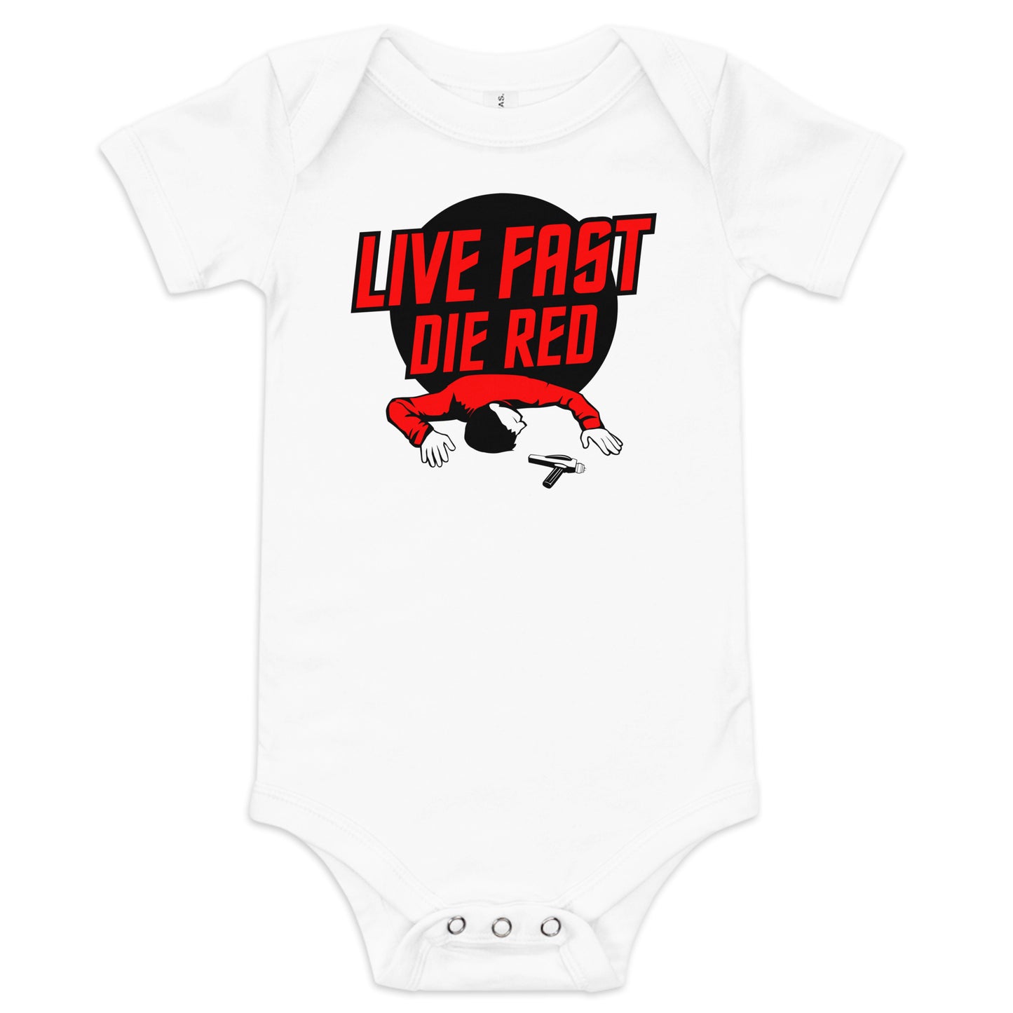 Live Fast Die Red Kid's Onesie