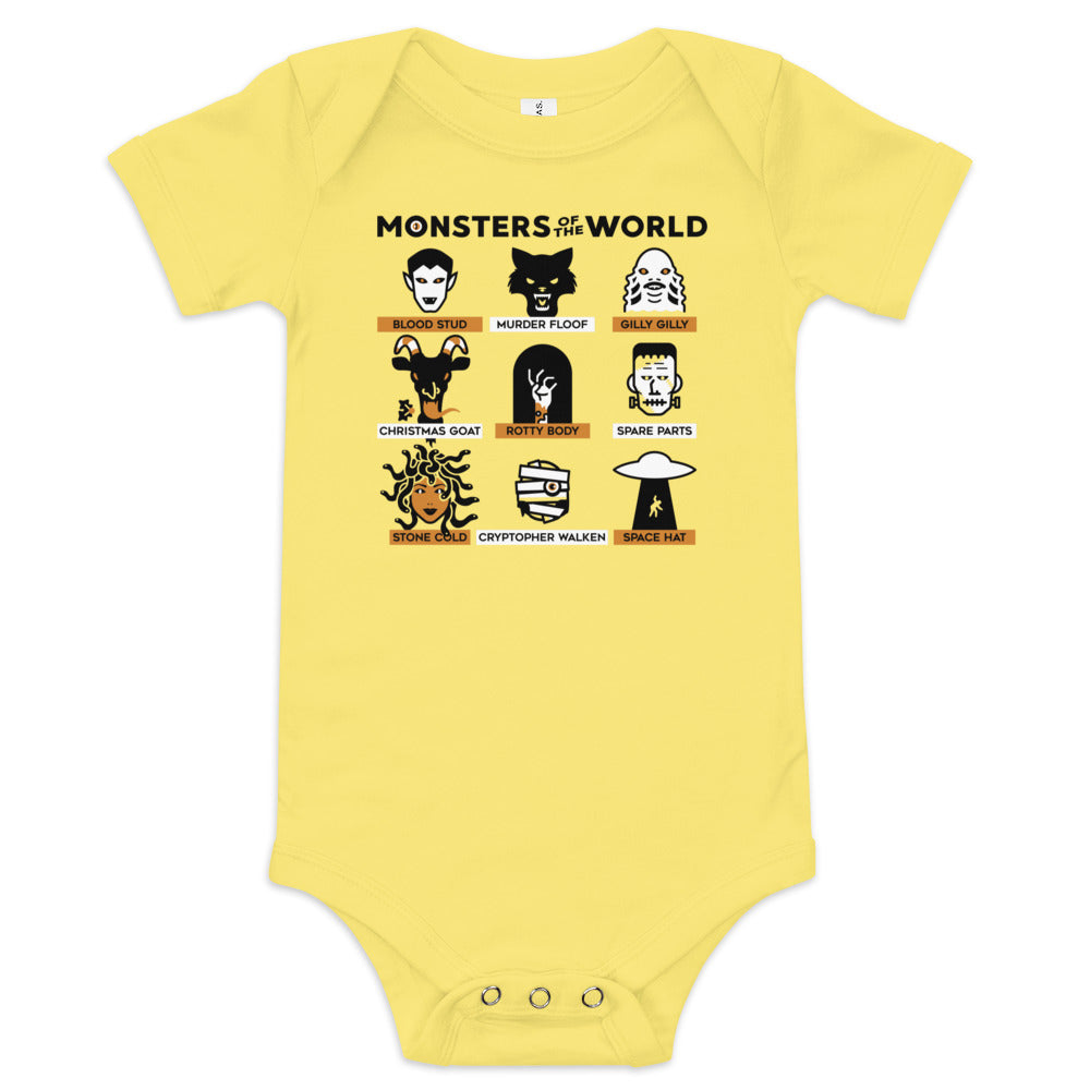 Monsters Of The World Kid's Onesie