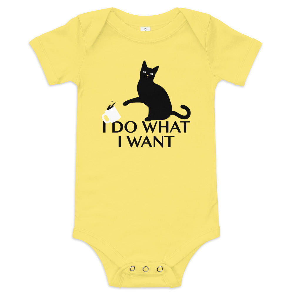 I Do What I Want Kid's Onesie