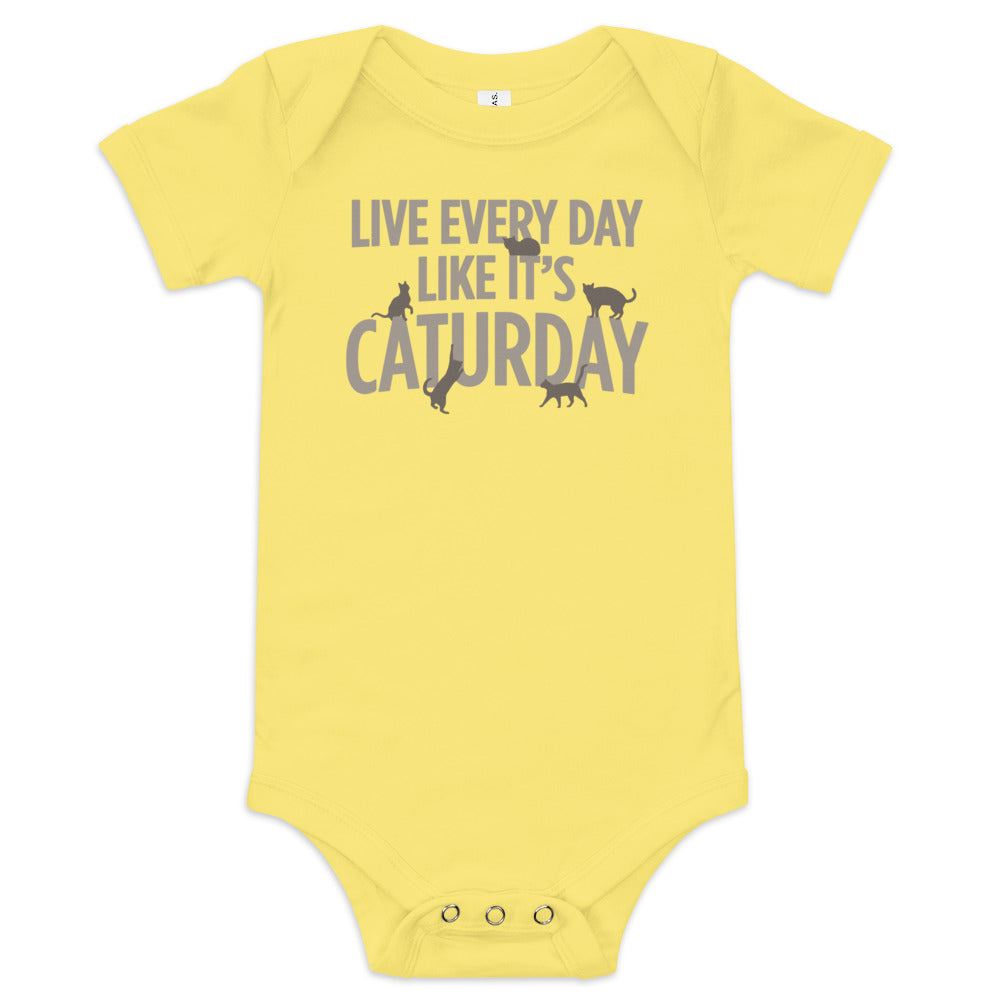 Live Every Day Like It's Caturday Kid's Onesie