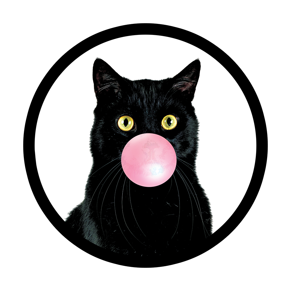 Bubble Cat Sticker