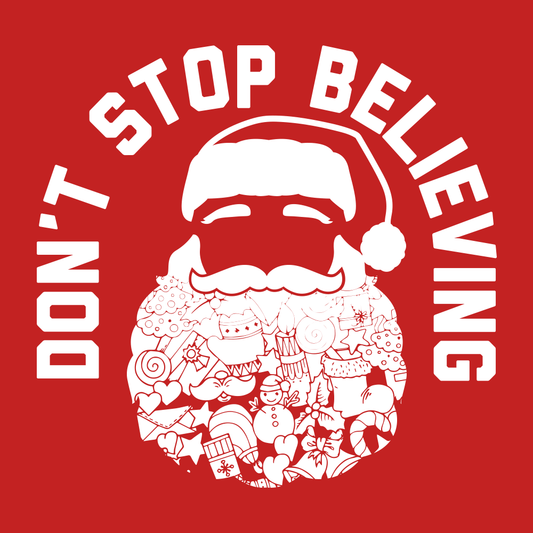 Don't Stop Believing Santa