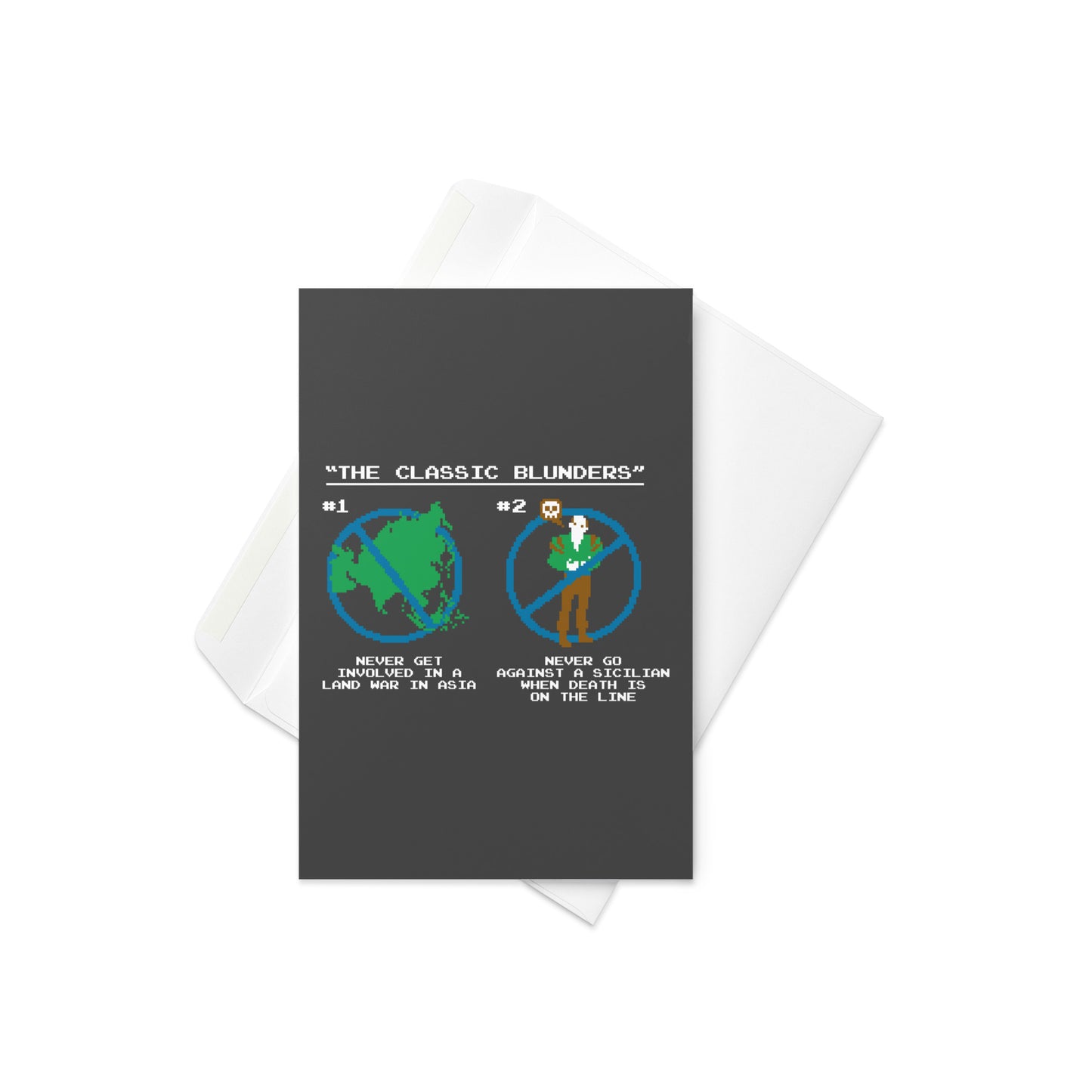 The Classic Blunders Greeting Card