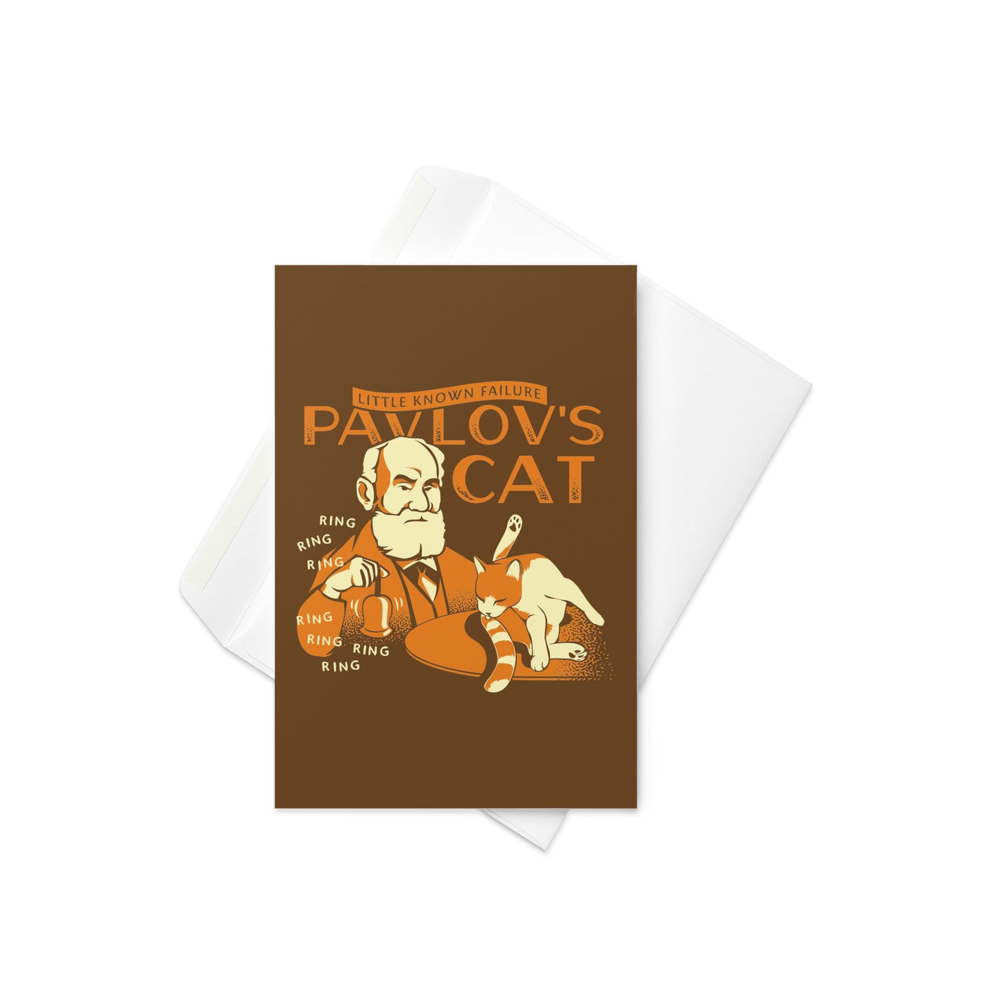 Pavlov's Cat Greeting Card