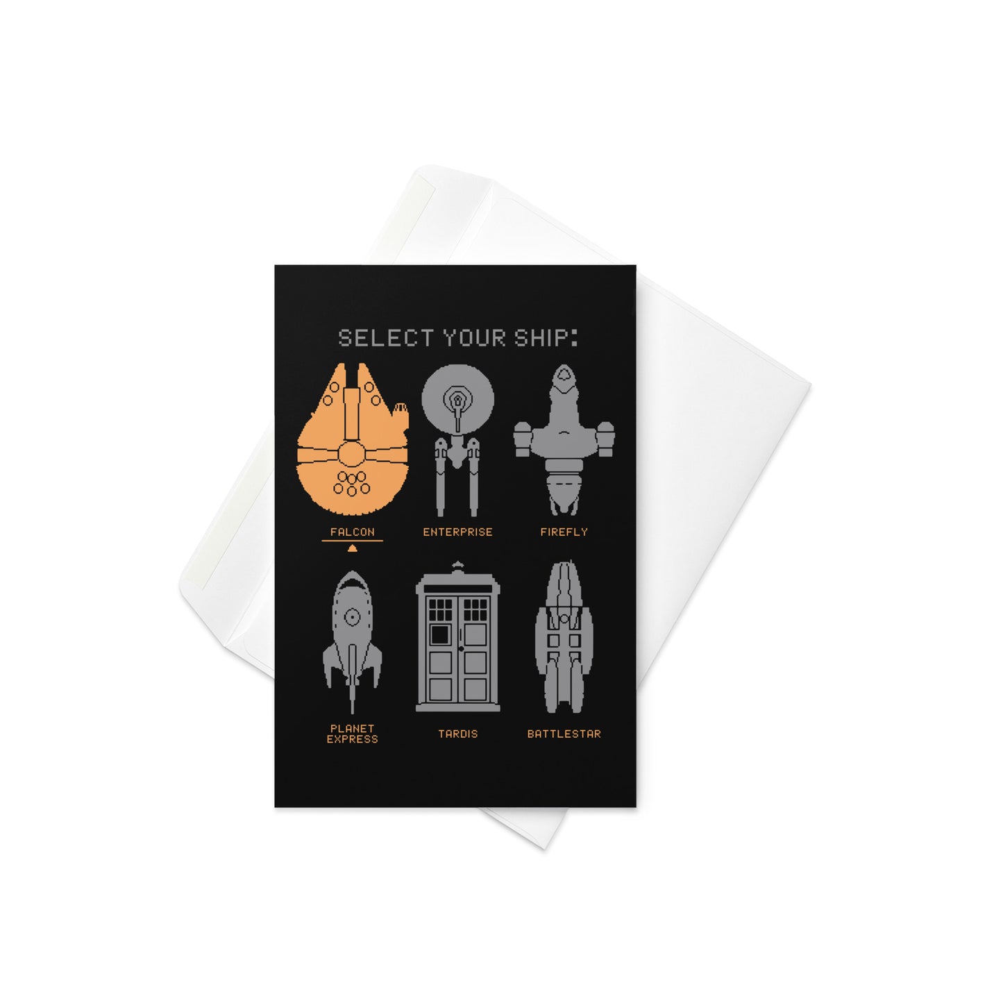 Select Your Ship Greeting Card