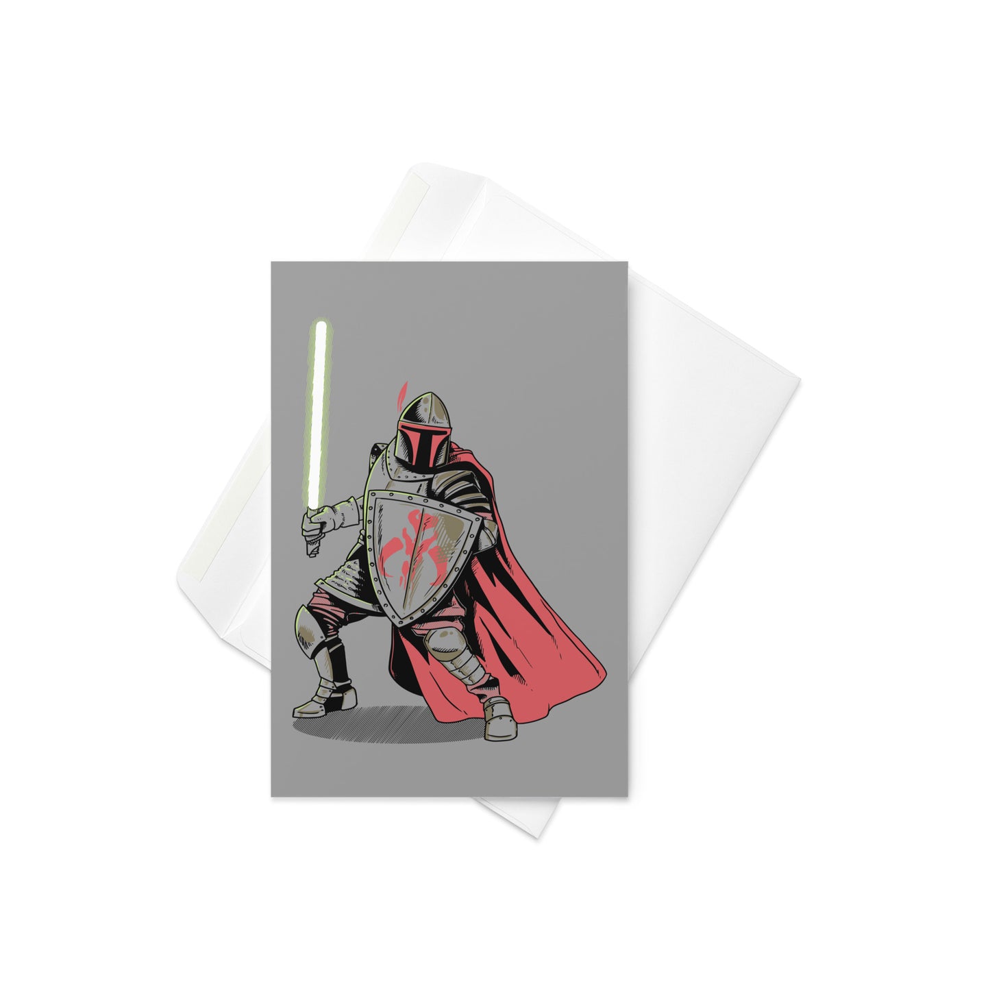 Mandalorian Knight Greeting Card
