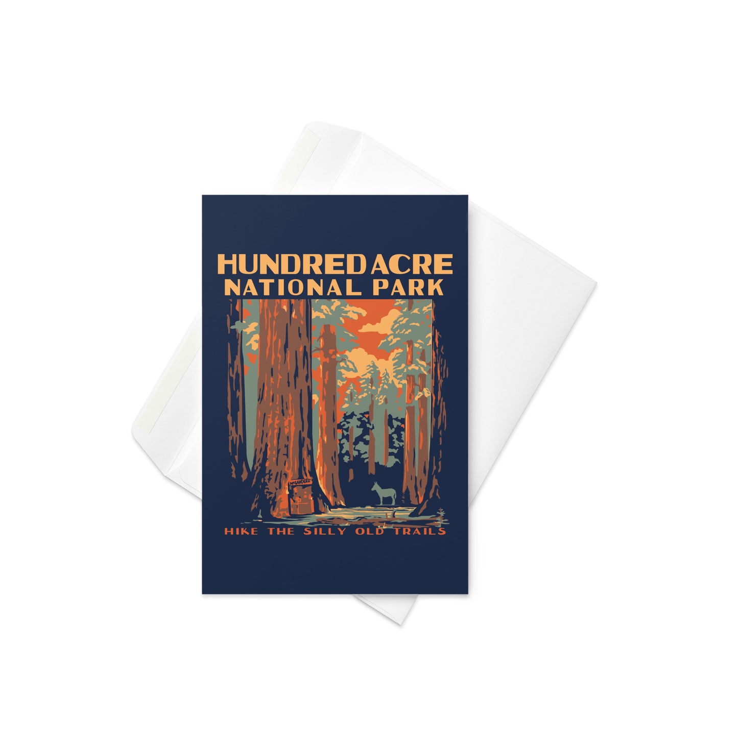 Hundred Acre National Park Greeting Card