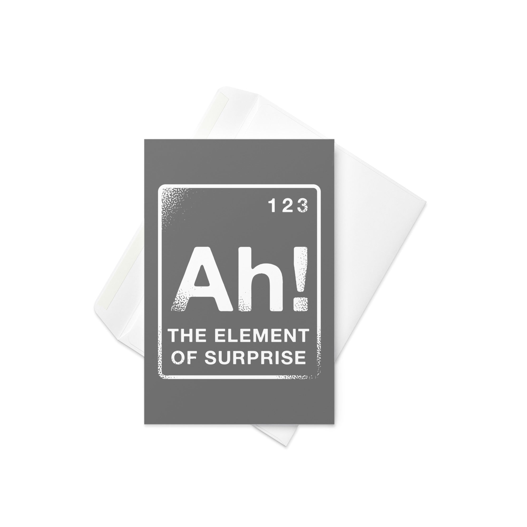 The Element Of Surprise Greeting Card – SnorgTees.com