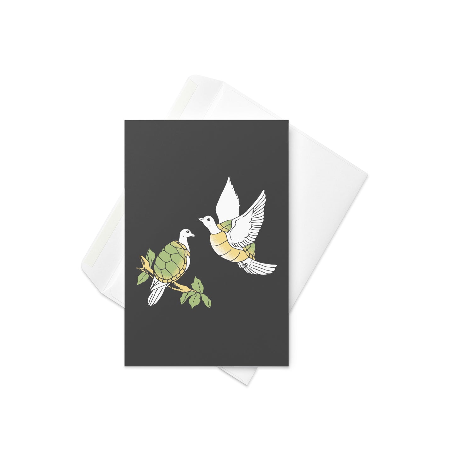 Two Turtle Doves Greeting Card