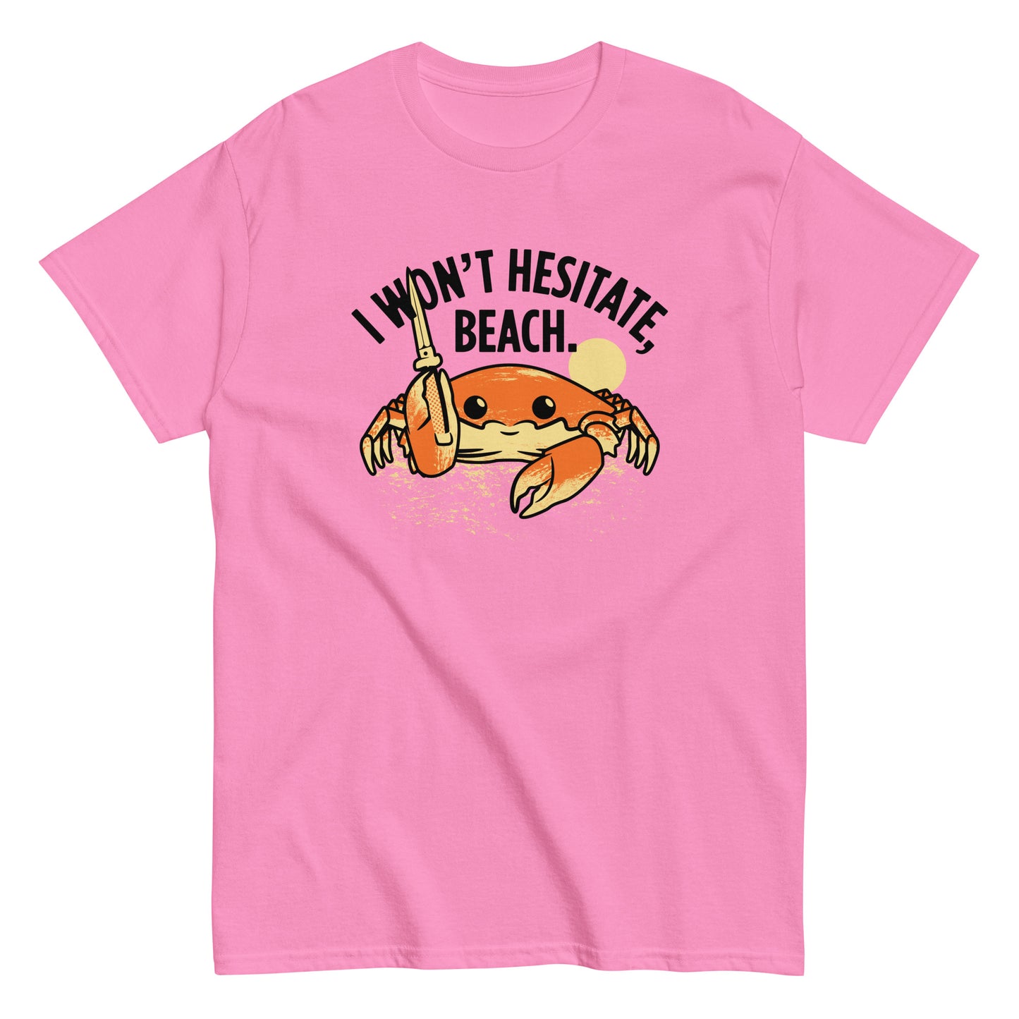 I Won't Hesitate, Beach Men's Classic Tee