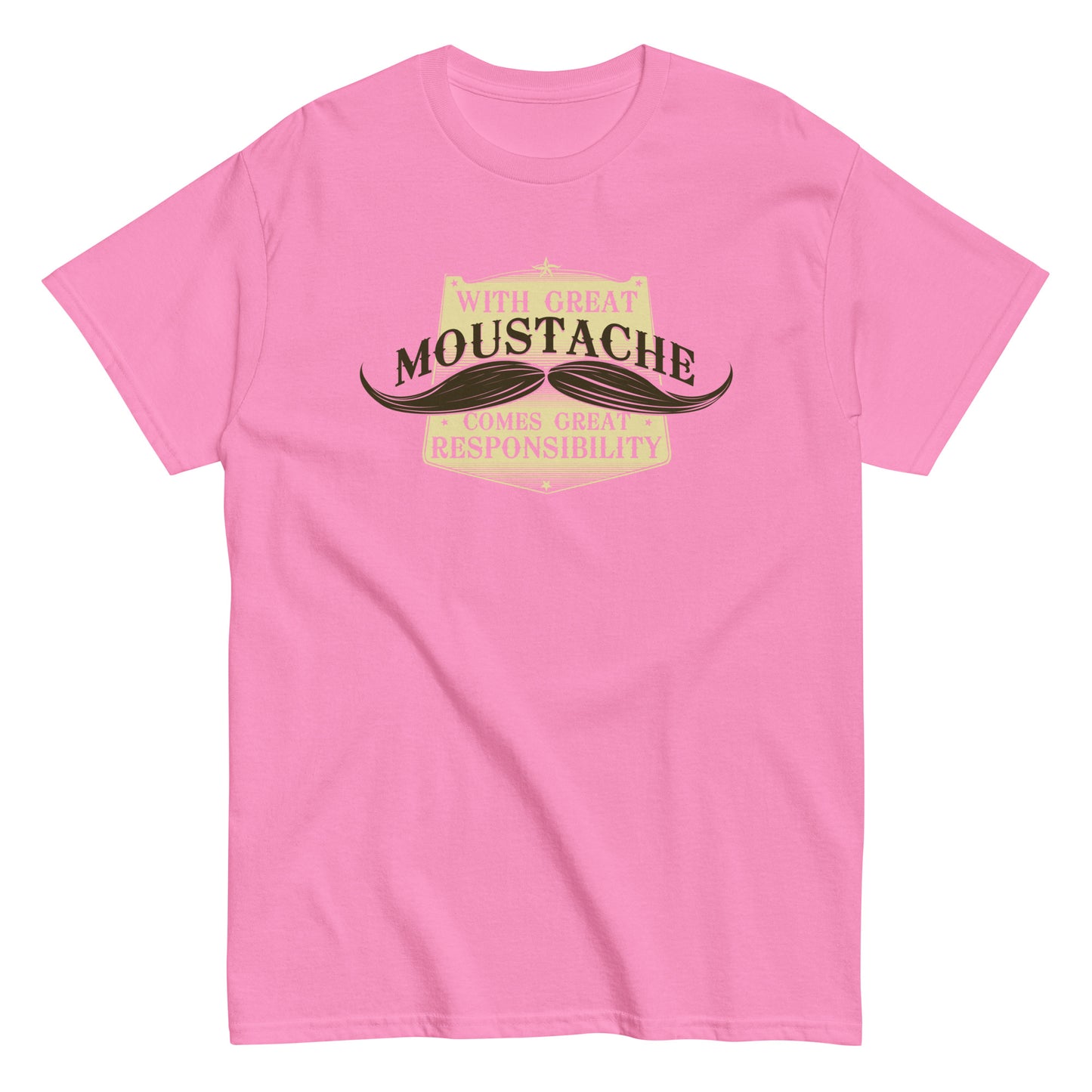 With Great Moustache Men's Classic Tee