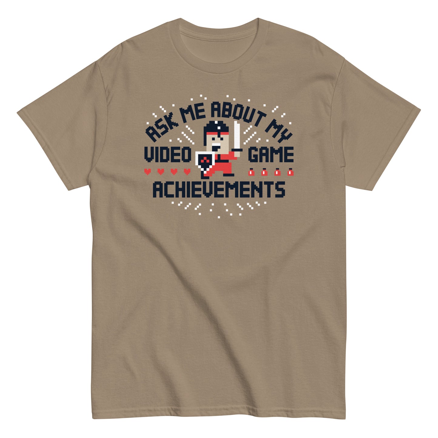 Ask Me About My Video Game Achievements Men's Classic Tee