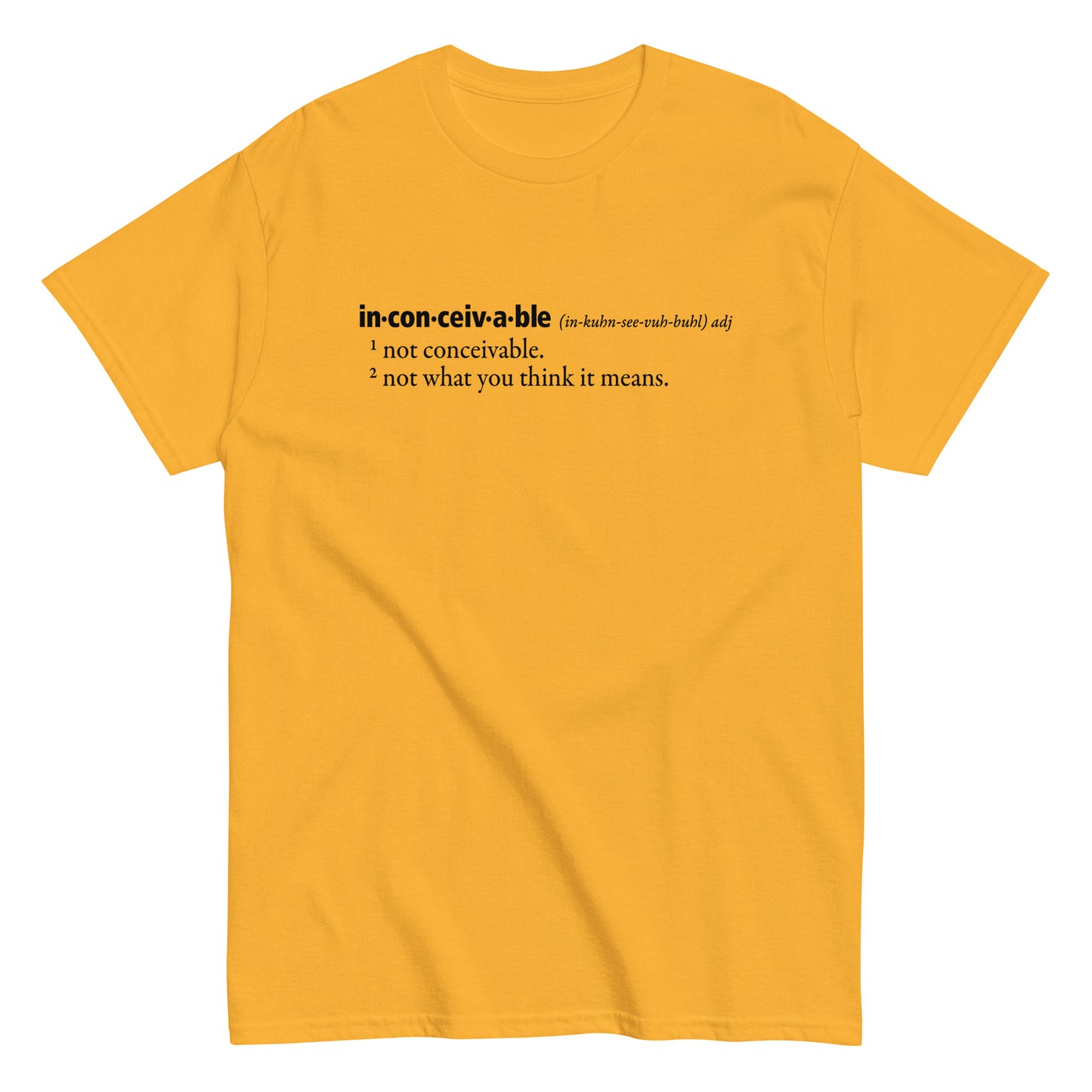 Inconceivable Definition Men's Classic Tee