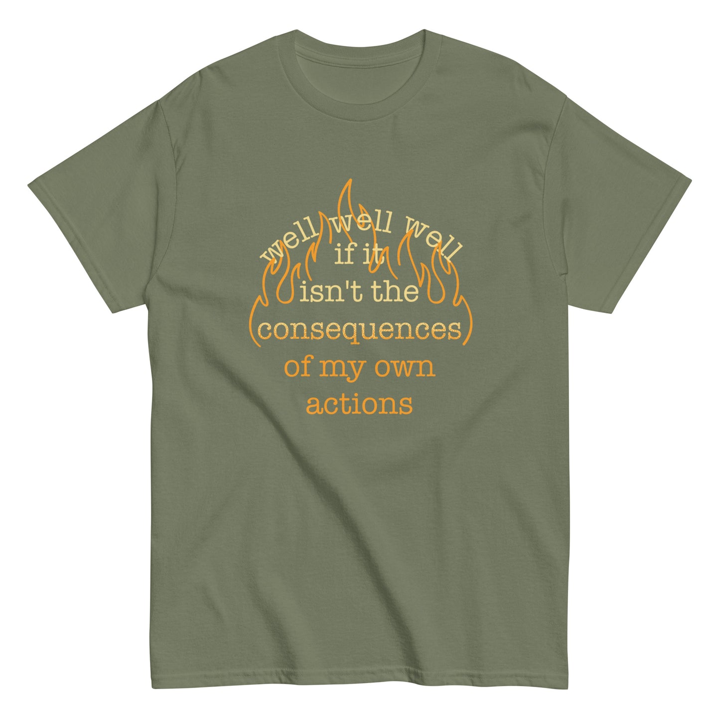 The Consequences Of My Own Actions Men's Classic Tee