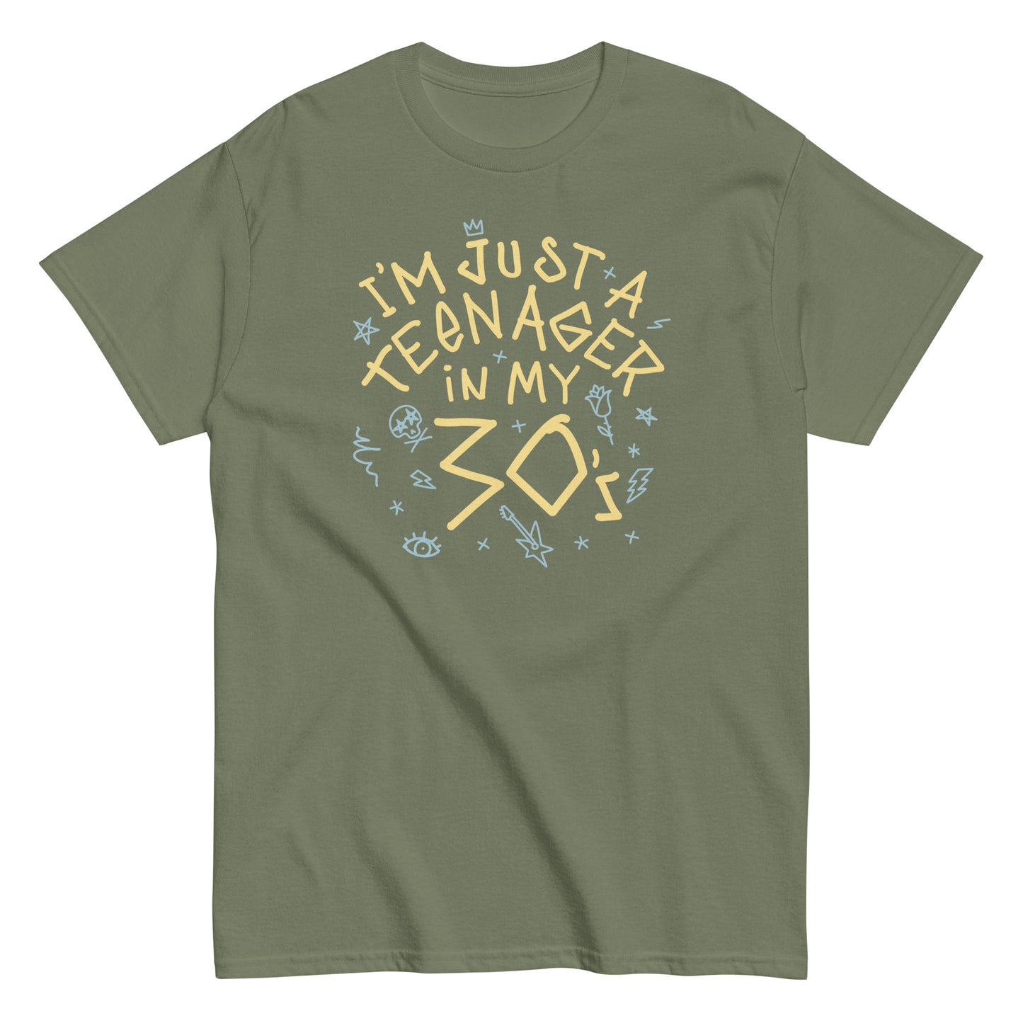 I'm Just A Teenager In My 30's Men's Classic Tee