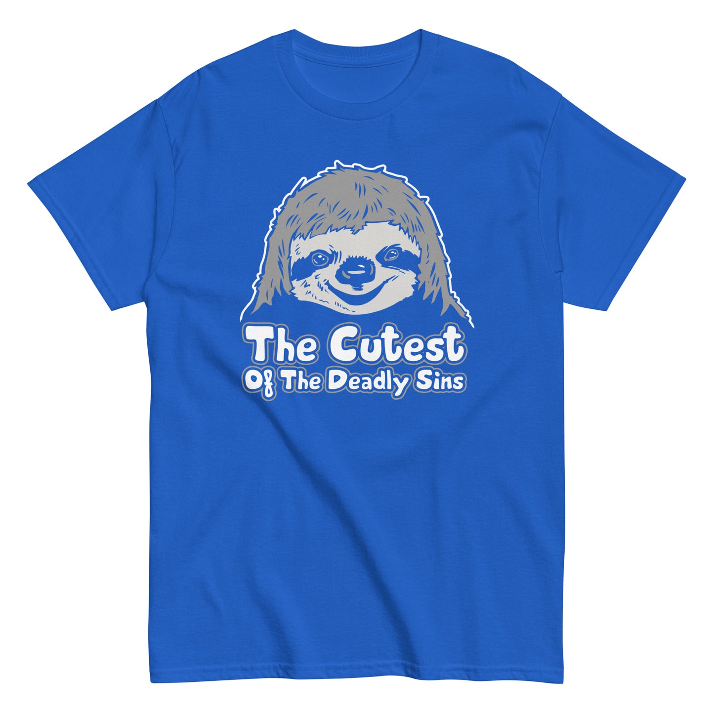 Sloth, The Cutest Of The Deadly Sins Men's Classic Tee
