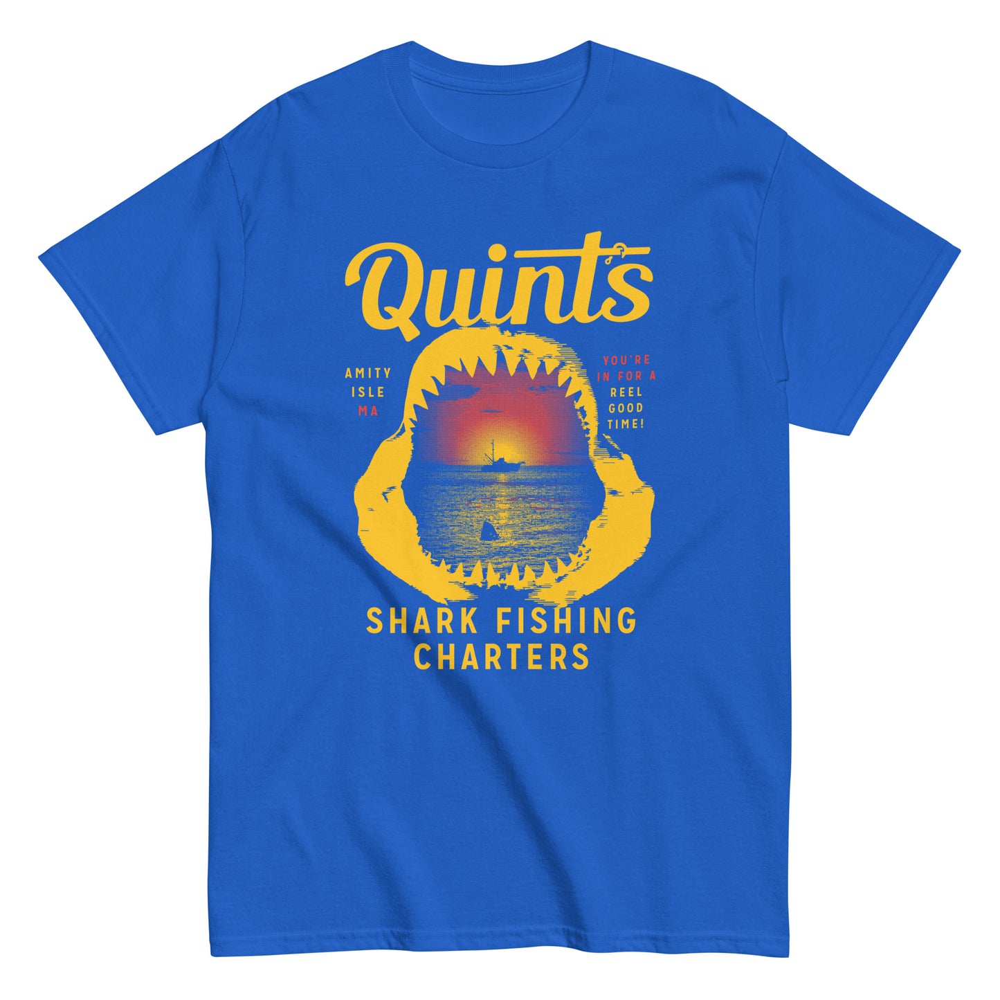 Quint's Shark Fishing Charters Men's Classic Tee
