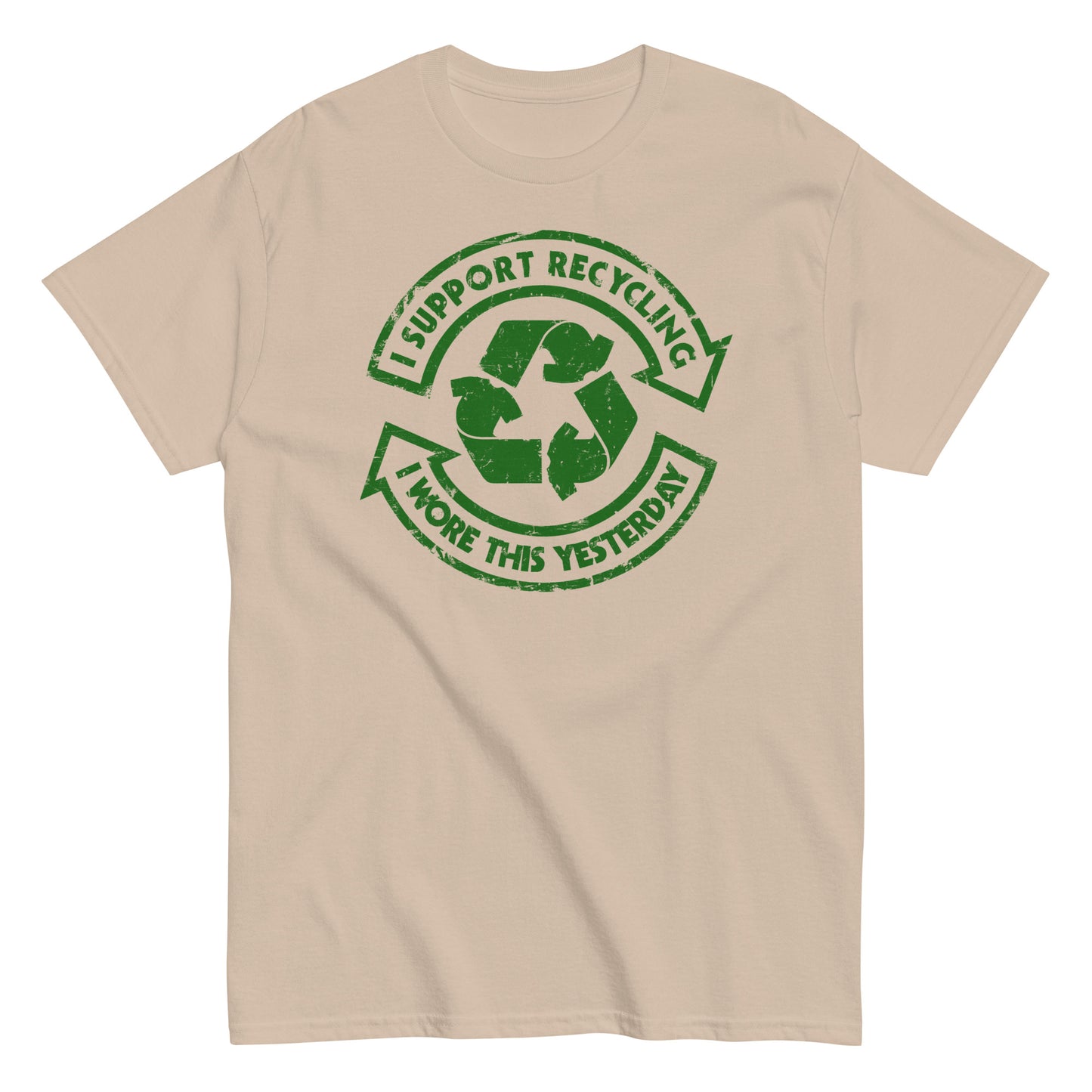 I Support Recycling Men's Classic Tee