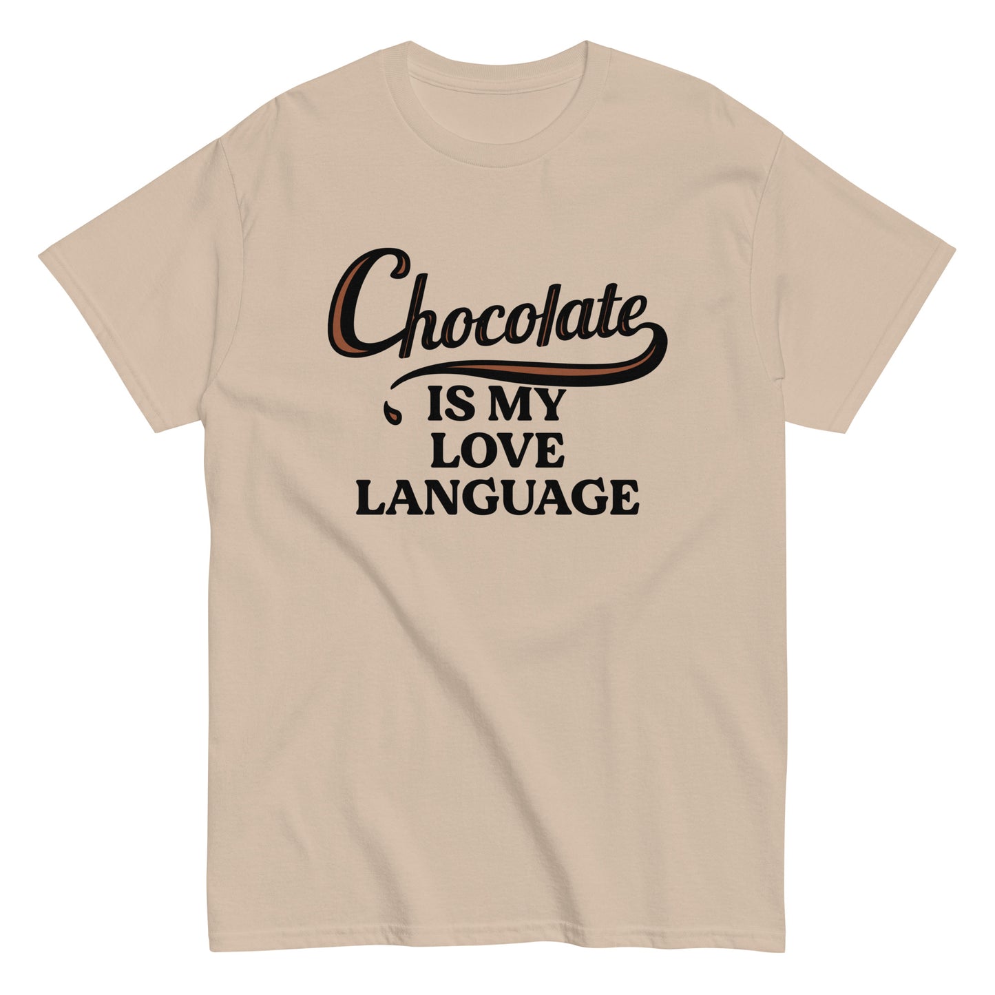 Chocolate Is My Love Language Men's Classic Tee