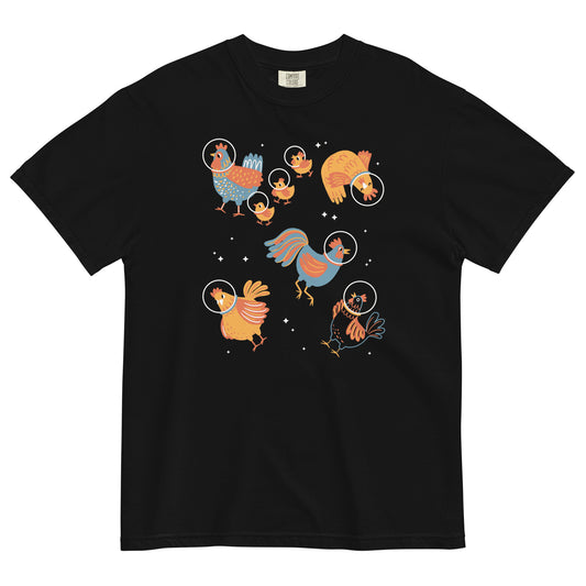 Chickens In Space Men's Relaxed Fit Tee