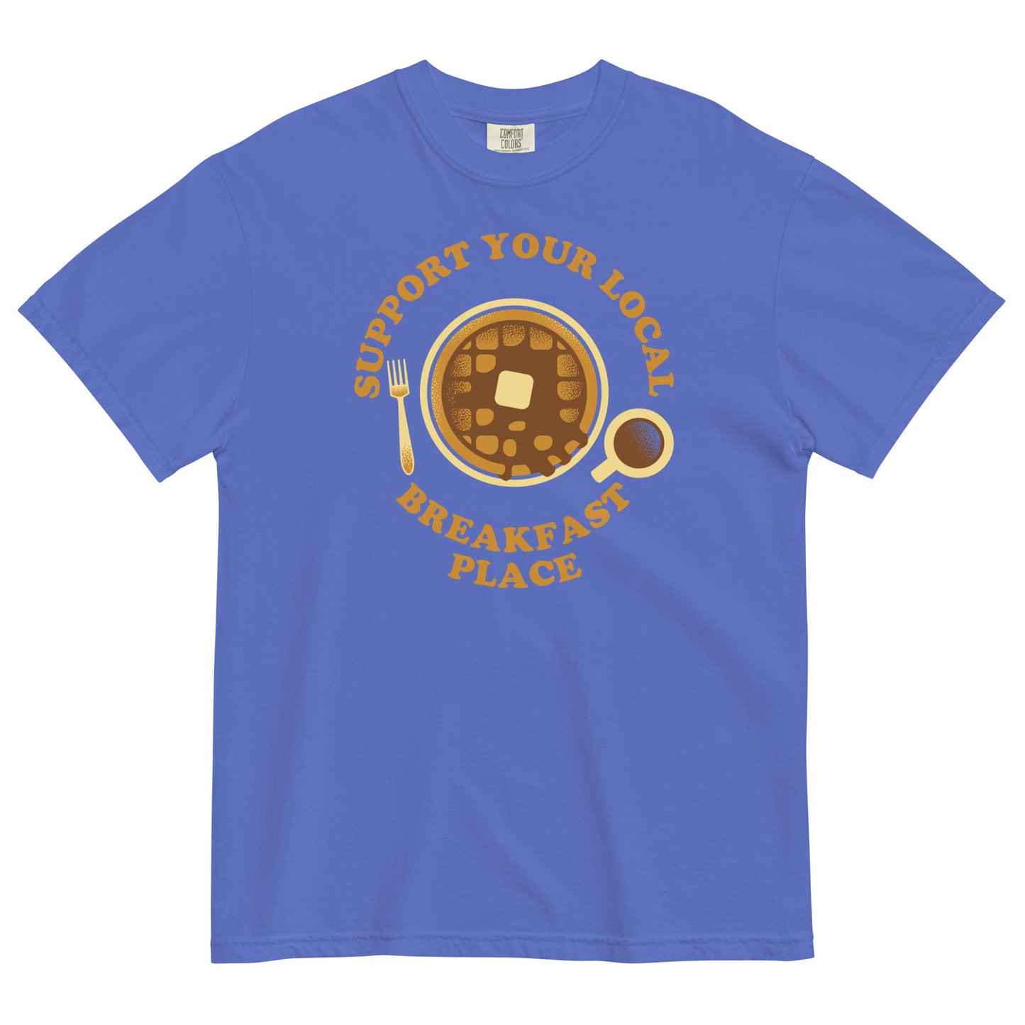 Support Your Local Breakfast Place Men's Relaxed Fit Tee