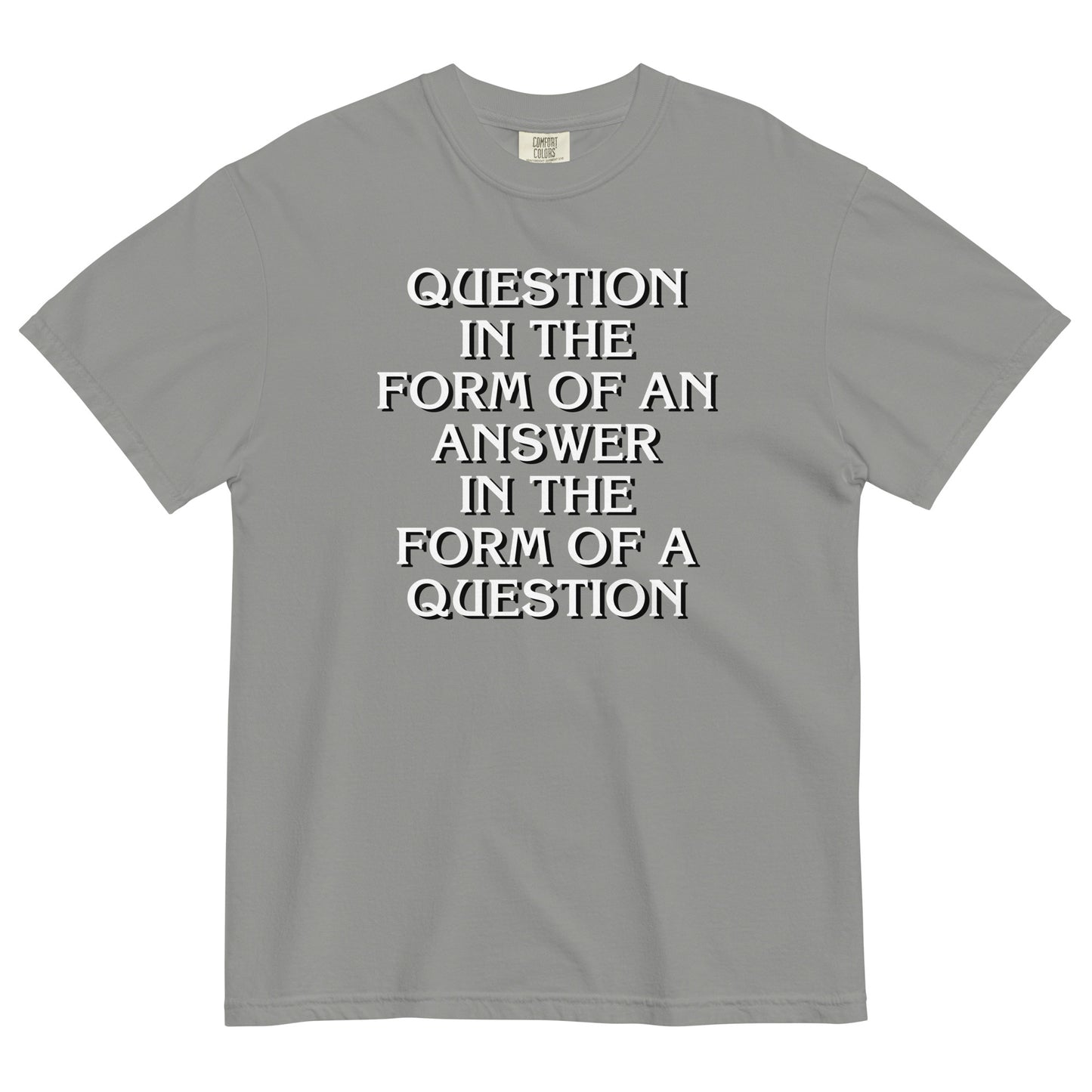 Question In The Form Of An Answer Men's Relaxed Fit Tee