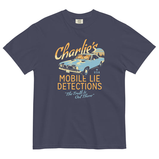 Charlie's Mobile Lie Detection Men's Relaxed Fit Tee