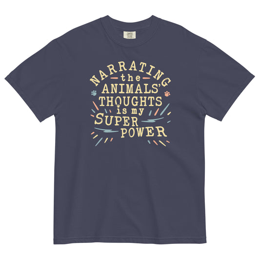 Narrating The Animals Thoughts Men's Relaxed Fit Tee