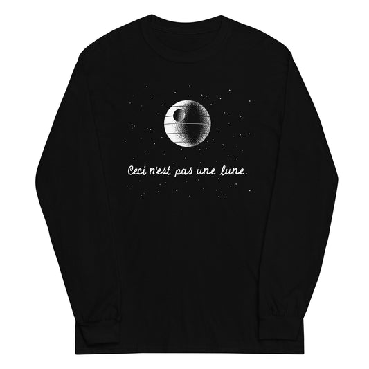This Is Not A Moon Unisex Long Sleeve Tee