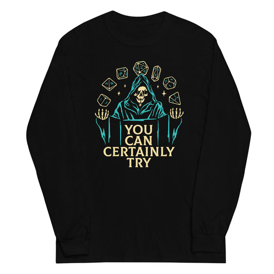 You Can Certainly Try Unisex Long Sleeve Tee