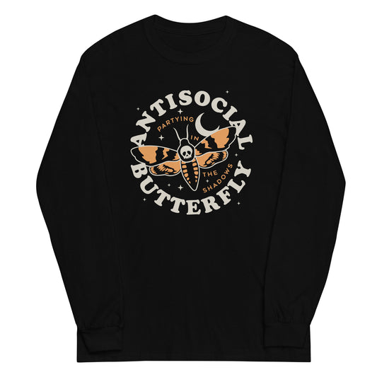 Antisocial Butterfly Unisex Long Sleeve Tee